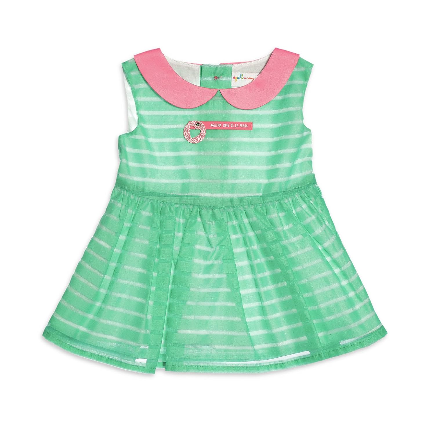 B01eh6cgdq 36m 36m さわやかグリーンのワンピースドレス Baby Prada La De Ruiz Agatha ベビー アガタルイスデラプラダ ワンピースチュニック 最愛 Elohimembassy Org