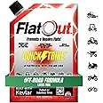 Flat Out QuickStrike Tire Sealant Off-Road Formula - Prevent Flat Tires, Seal Leaks, Contains Kevlar, 32-Ounce Bag