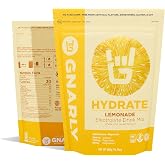 Gnarly Nutrition Hydrate Electrolyte Powder | Lemonade | Exercise hydration drink mix with balanced electrolytes for performance and recovery, NSF Certified for Sport 14.10 oz bag