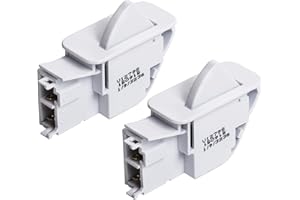 BLUESTARS Ultra Durable 6600JB1010A Refrigerator Door Push Button Switch Replacement part by Blue Stars - Exact Fit for LG & Kenmore Refrigerators - Replaces AP4442090 6600JB1010K 1268243 - PACK OF 2