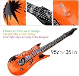 Yojoloin 12PCS Jumbo Inflatable Guitar Saxophone Microphone Balloons Party Props view 5