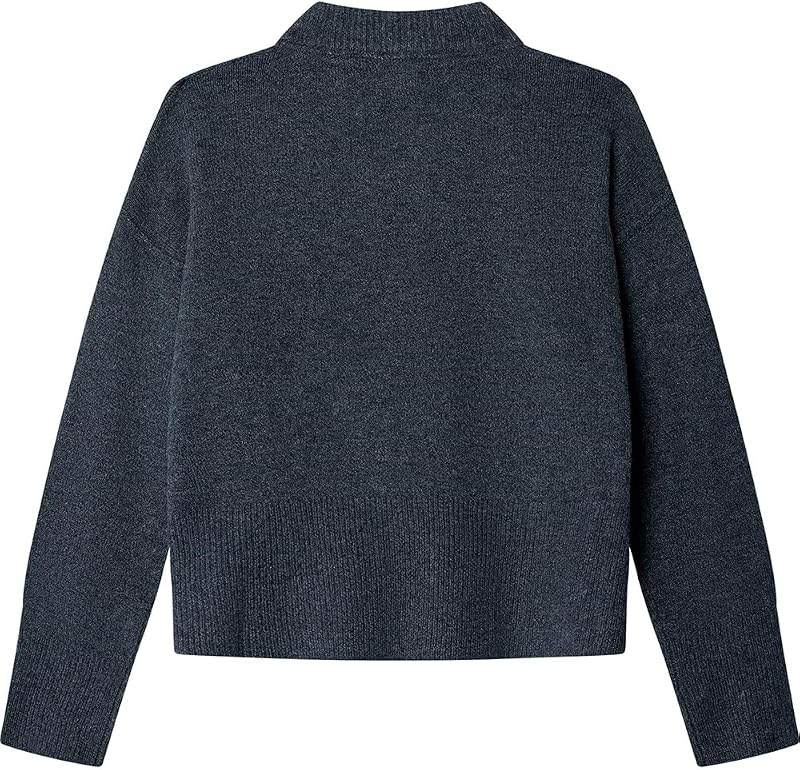 Girl's Bibby Knitwear, Grey (Shaded Grey), 6, Grau (Shaded Grey), 6 Jahre