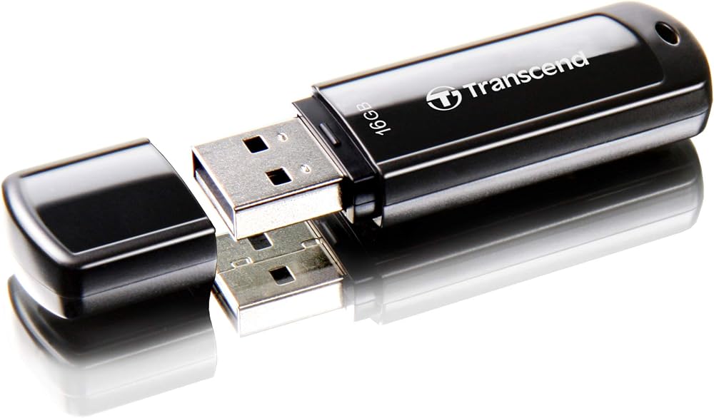 Transcend 16GB JetFlash 700 USB 3.1 Gen 1 Flash Drive Stick Black