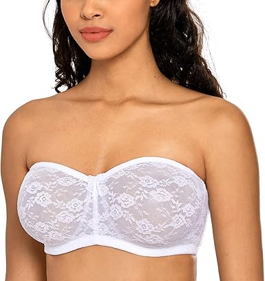 sujetador bandeau encaje