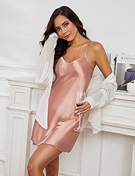 Marvmys Womens Sexy Satin Lingerie Spaghetti Strap
