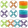 Outside Toys for Kids Ages 4-8, 24 Pack Flying Discs Supplement Set - Compatible with Most Handheld and Foot-Powered Flying Disc Toys, Includes 4 Vibrant Colors, Must-Have for Flying Disc Enthusiasts
