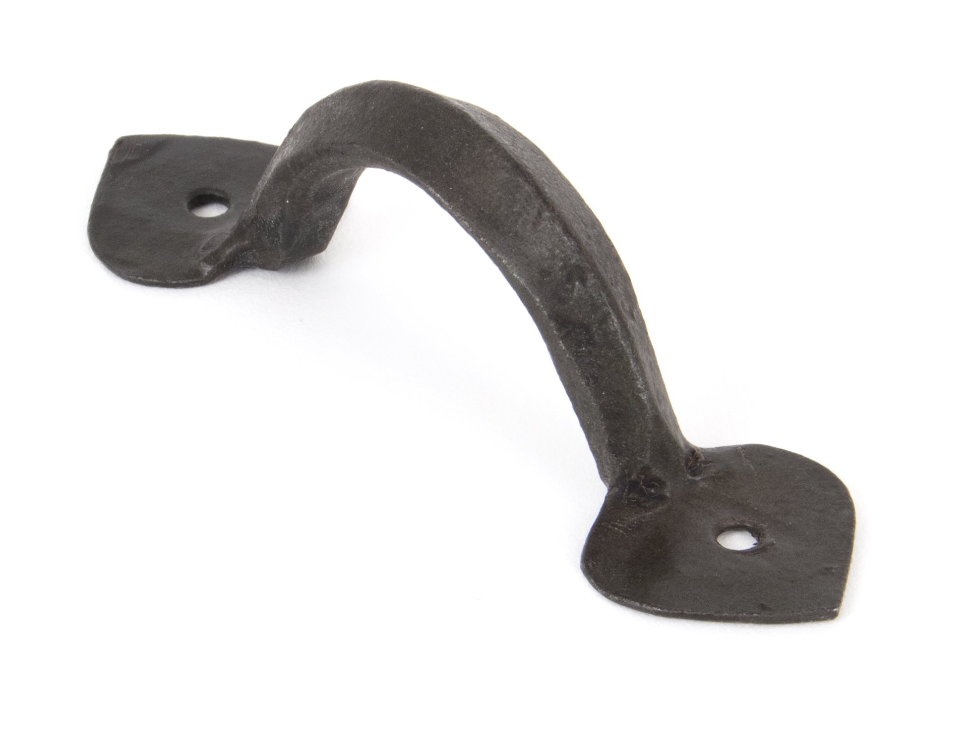 Handmade Gothic D Handle 4" - Beeswax