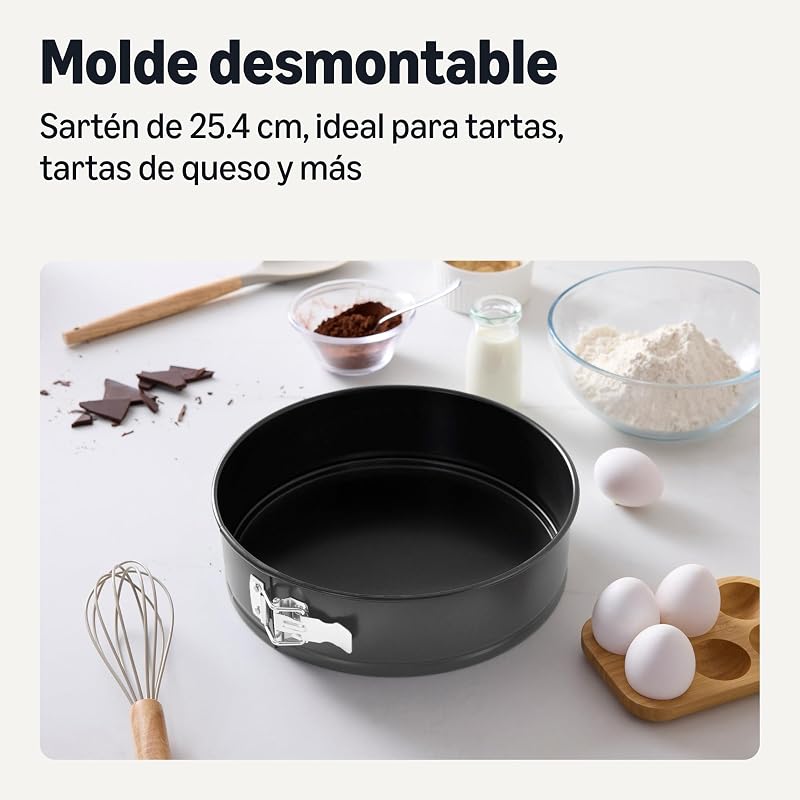 Bolor antiaderente removível, apto para máquina de lavar loiça e forno, 25,4cm — foto 2 de 7