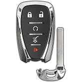 Key Fob Remote for 2018-2022 Chevrolet (HYQ4EA) | Replacement for 2018 2019 2020 2021 2022 Blazer Equinox Traverse Trailblazer (13529636, 13519188) 5-Button Locksmith Required