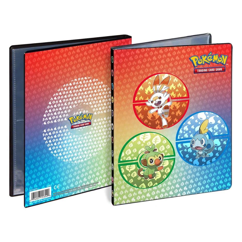 Ultra Pro E-15354 4 Pocket Portfolio-Pokemon Sword & Shield Galar Starters