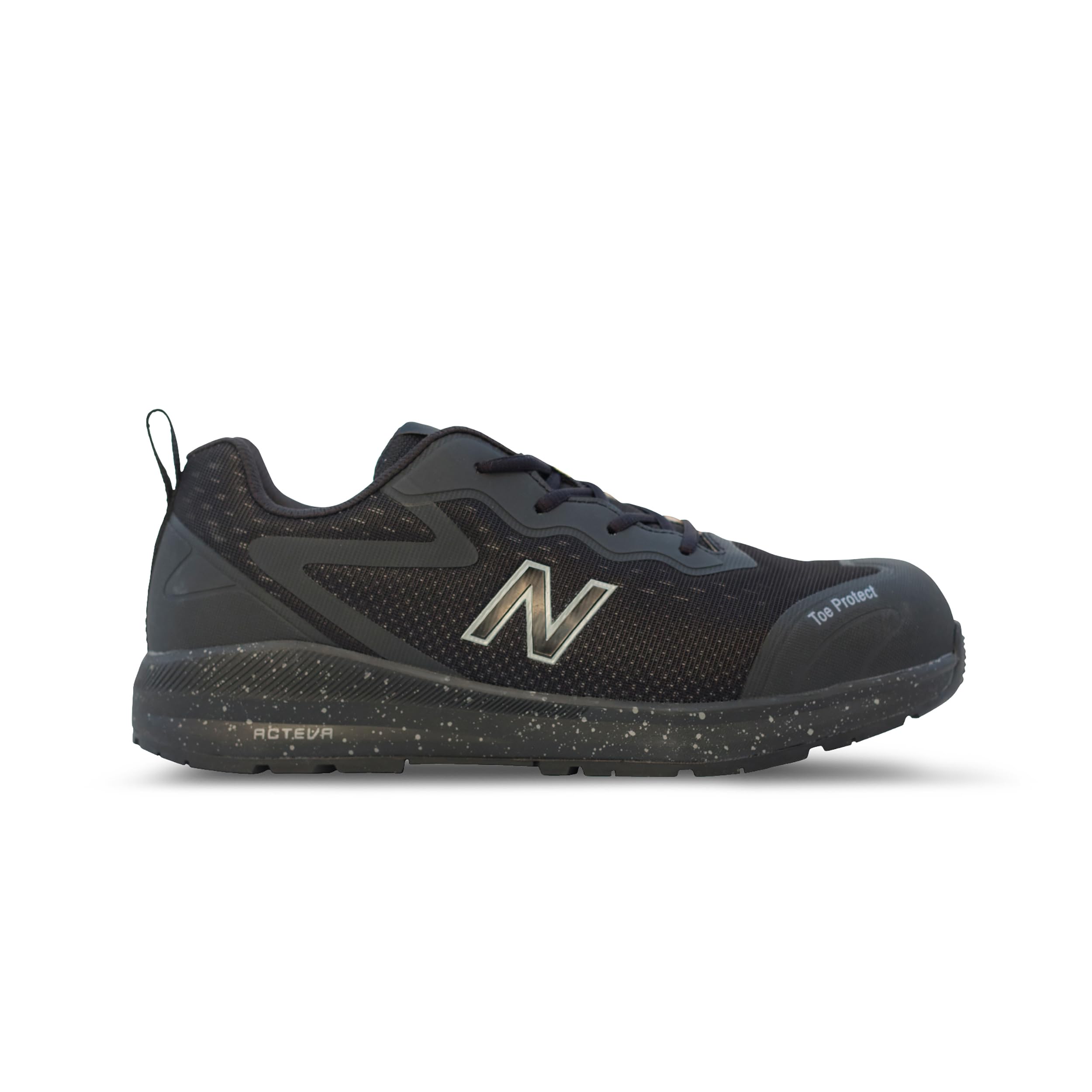 Photo 1 of New Balance Logic Composite Toe Shoes for Men - Non-Slip, Electric Hazard, Puncture Resistant - Industrial, Construction Work, Black EH, 9.5
