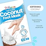 7th Heaven Foot Mask 3 Pack Coconut Shea Butter Moisturising Socks Dry Cracked view 4