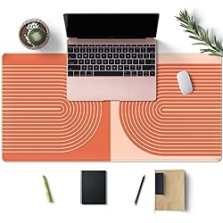 Two Toned Boho Desk Mat XXL Mouse Pad Large Boho