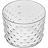 Restaurantware-Vetri 7.5 Ounce Hobnail Glasses, 6 Embossed Whiskey Glasses - No-Lead, Dishwashable, Clear Glass Tumblers For Scotch, Ideal For Serving Liquor, Cocktail, Bourbon, Juice, And More