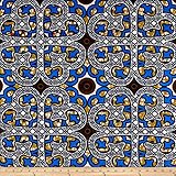 Sonna USA Supreme African Wax Print 6 Yard Blue