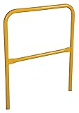 Vestil VDKR-3 Steel Pipe Safety Railing, 42" x