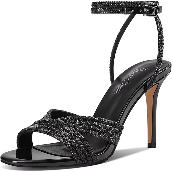 Amazon.com | Cathy Din Women Glitter Leatherette Rhinestone