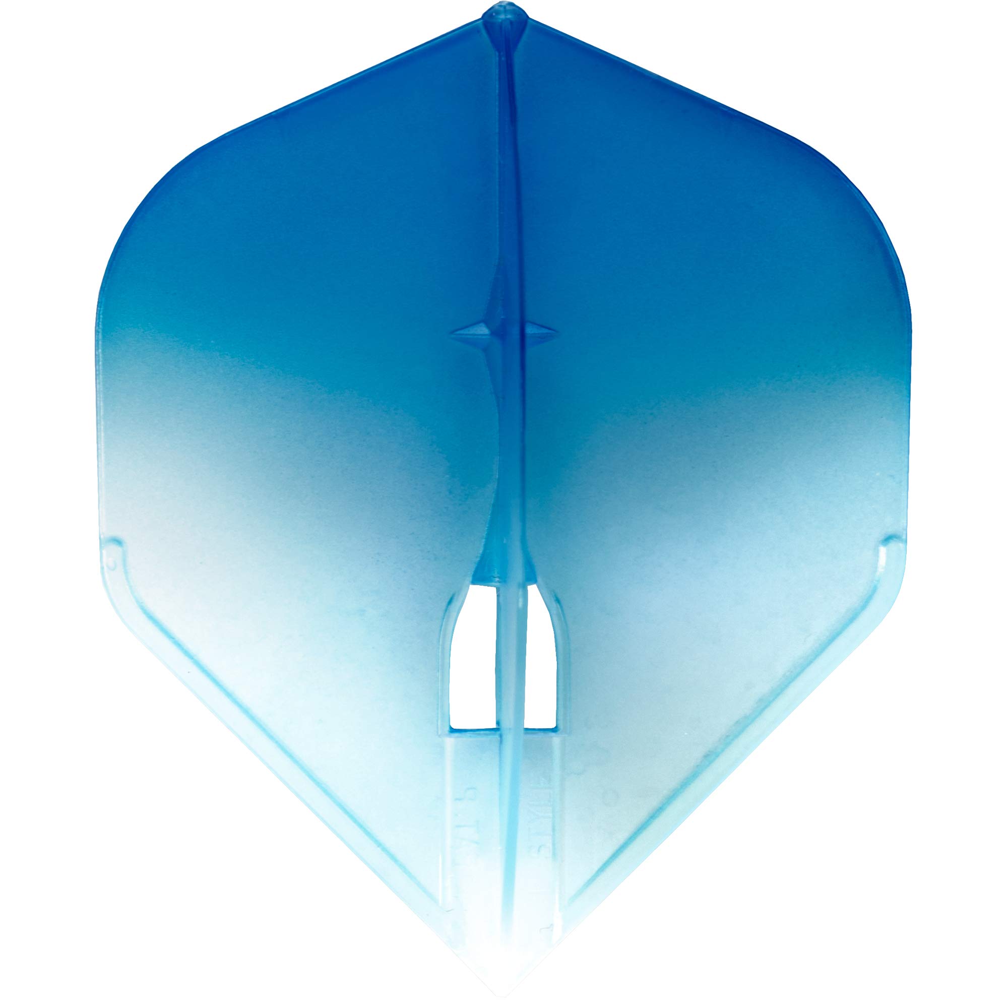 L-Style LS508 L-Flight Pro | Champagne Dart Flight Pro in Standard Shape with Two Tone Gradient, L1, Blue/White