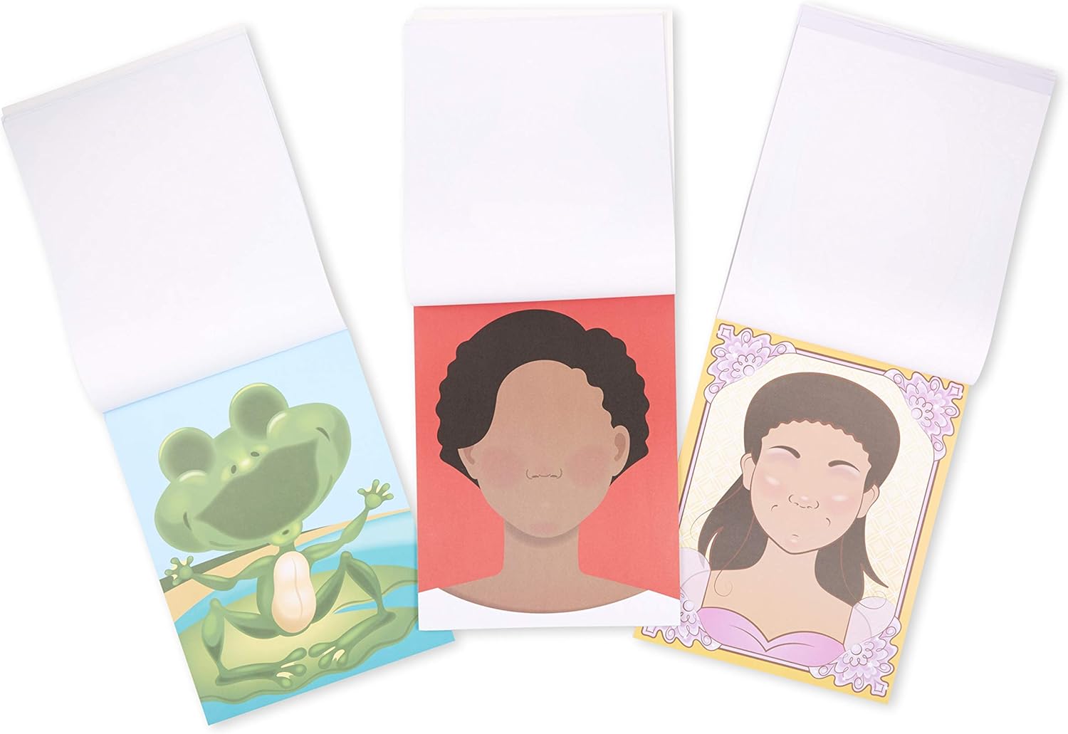 Amazon Melissa Doug 福笑い クレイジーアニマルステッカーパッド おもちゃ おもちゃ