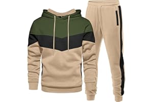 Riskrole Men's Hoodie Tracksuit 2 Pieces Set Athletic Casual Hooded Sweatshirt and Joggers Set Sweatsuit Outfits