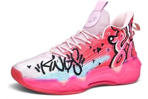 Bacury Women Men Basketball Shoes Fashion Running Sneakers Colorful Painting Sport Shoe