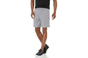 Amazon Essentials Men's Athletic Basketball Gym,Performance Tech Loose-Fit Training Shorts, Pack of 2