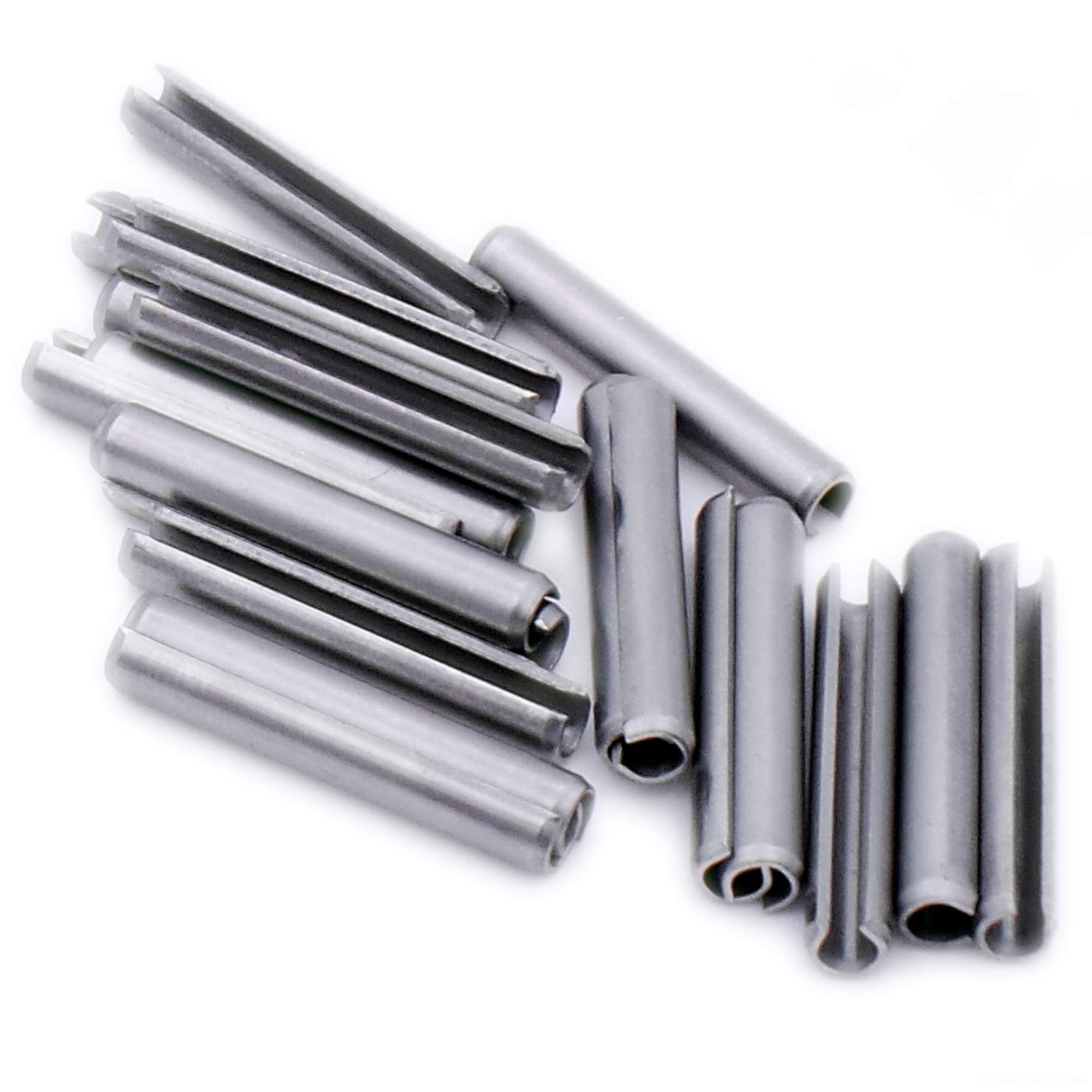 D2 (2mm x 18mm) Slotted Spring Pin (Heavy) - Stainless Steel (A1) (Pack of 20)