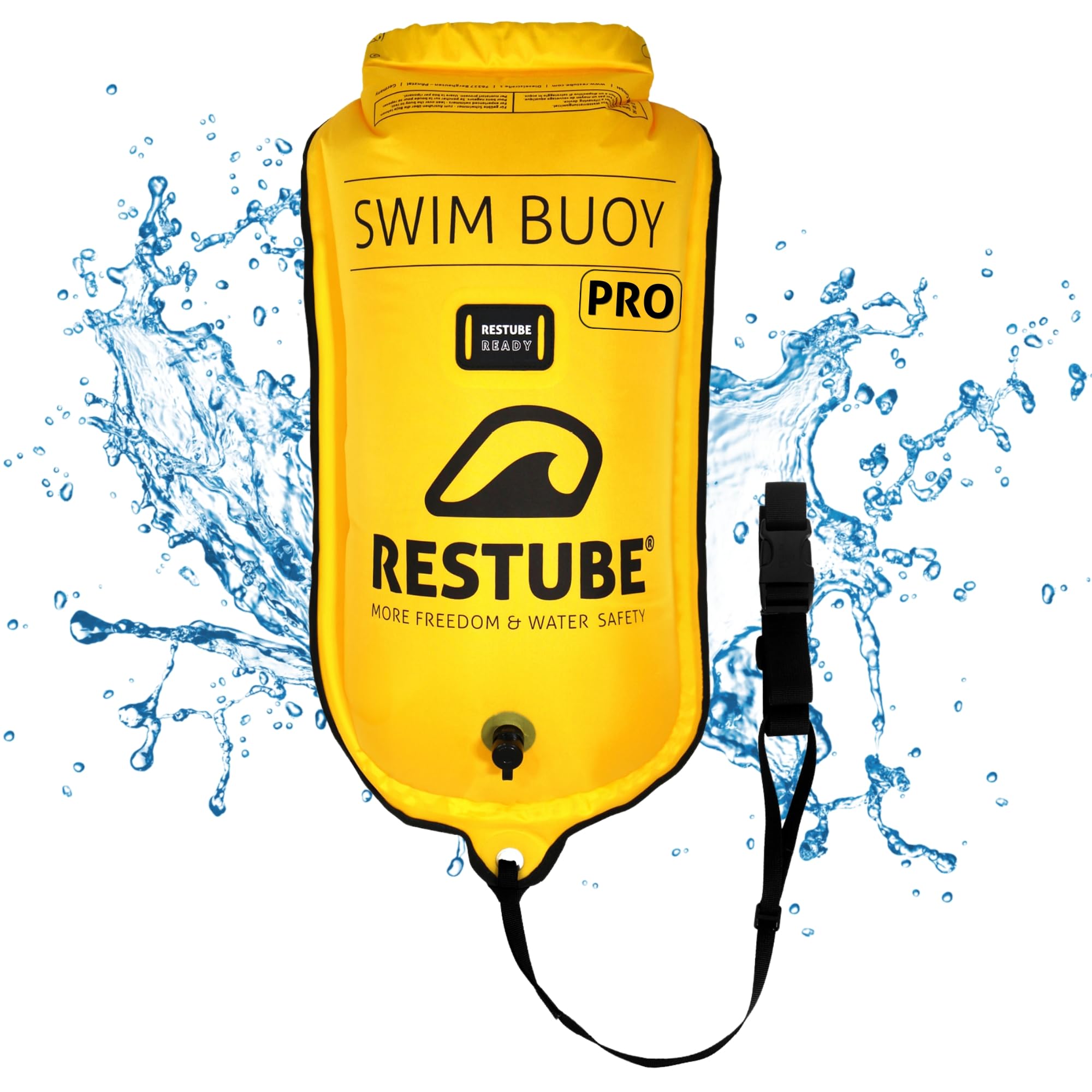 Restube Swimming buoy for visibility, extra buoyancy when swimming and as a dry bag for water sports