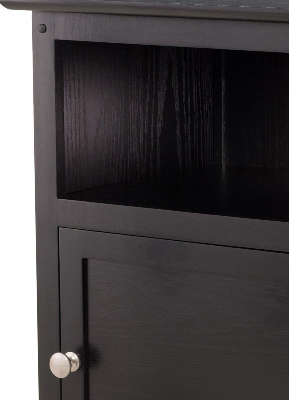 Winsome Wood Henry Accent Table, Black: Furniture & Decor