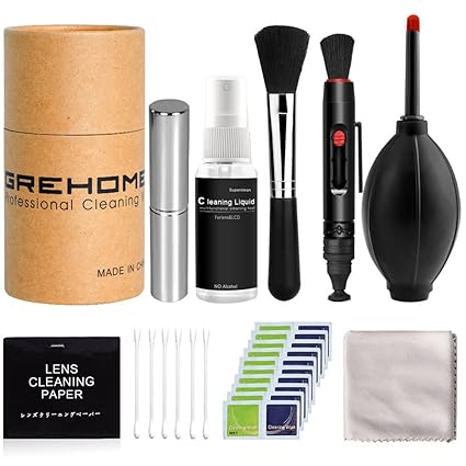 grehome Set de Limpieza para Cámara Réflex, Objetivos y sensores ...
