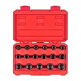 TEKTON 1/2 Inch Drive 12-Point Impact Socket Set