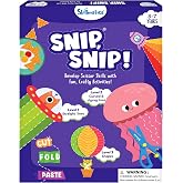 Skillmatics Snip Snip, Scissor Skills, Felt Craft Activity, Gift for Kids | Cutting Activity Book, Safety Scissors, Fine Motor Skills for Preschool, Screen-Free, Learning Toy, Toddlers, Ages 3, 4, 5, 6