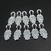 100pcs Silver Plated Spoon Glue on Bail for Earring Bails or Scrabble and Glass Pendants Charms Connector Jewelry Decor