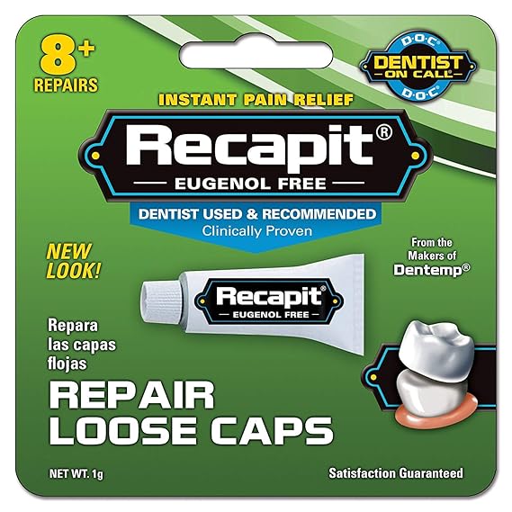 Buy Recapit Cap And Crown Cement 1 Grm, Pack of 6 Online at Low