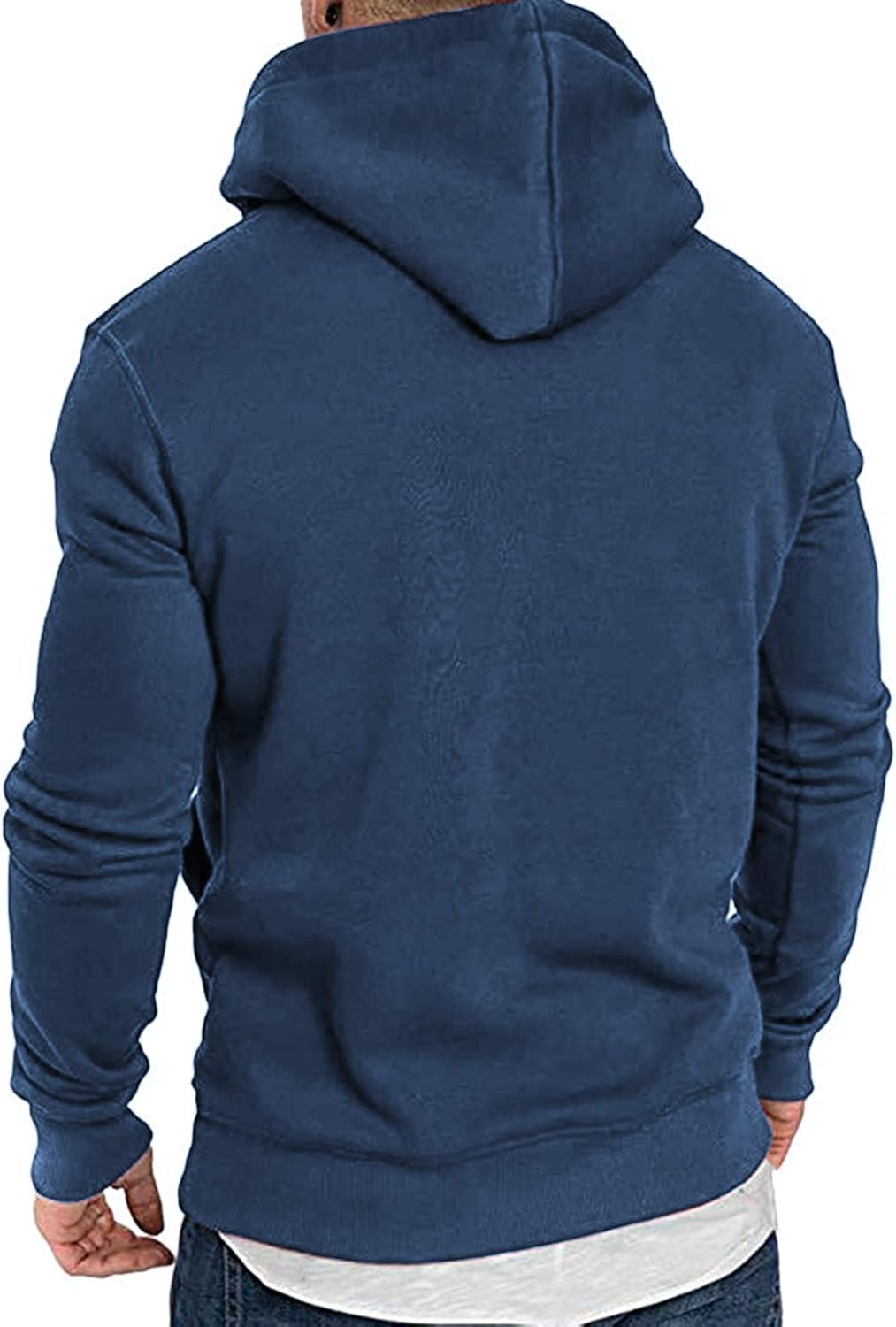 COOFANDY Men's Hoodies Sweatshirts Cotton Fleece Lightweight Long Sleeves Athletic Pullovers: Clothing
