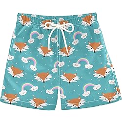 visesunny Summer Boy's Beach Shorts Quick Dry Soft
