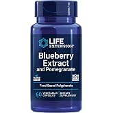 Life Extension Blueberry Extract and Pomegranate, 60 Capsules | Supports Arterial Health &amp; Antioxidant Defense, Gluten-Free, Non-GMO &amp; Vegetarian
