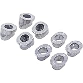 JEGS 513026-1 Intake Manifold Adapter Bushings Fits 1955-1995 Small Block | Fits Intake Manifolds, 555-513025555-513026555-513027555-513081555-513082, Aluminum, Angled &amp; Straight Bushings, Set of 8