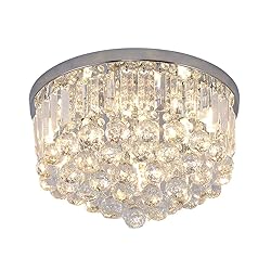 Gopmmy Modern K9 Crystal Raindrop Chandelier