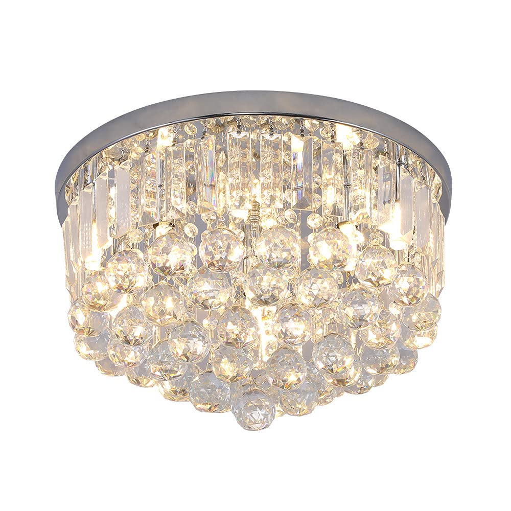 Gopmmy Modern K9 Crystal Raindrop Chandelier