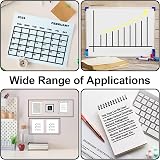 SZCXDKJ 2 Rolls Whiteboard Grid Tape 3mm x 66m Self-Adhesive Black Grid view 2