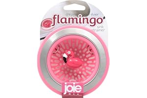 Joie Flamingo Kitchen Sink Strainer Basket, Drain Cover, Pink, 1 Count