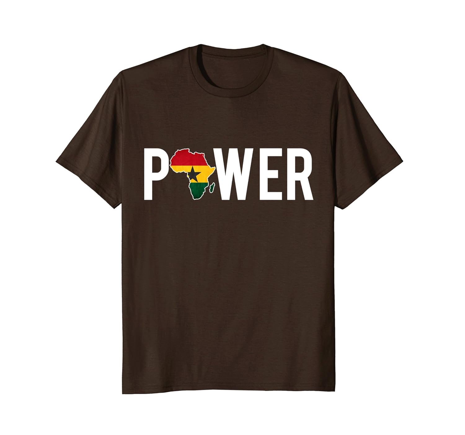 Africa Black African Power Ghana Map T-Shirt-anz