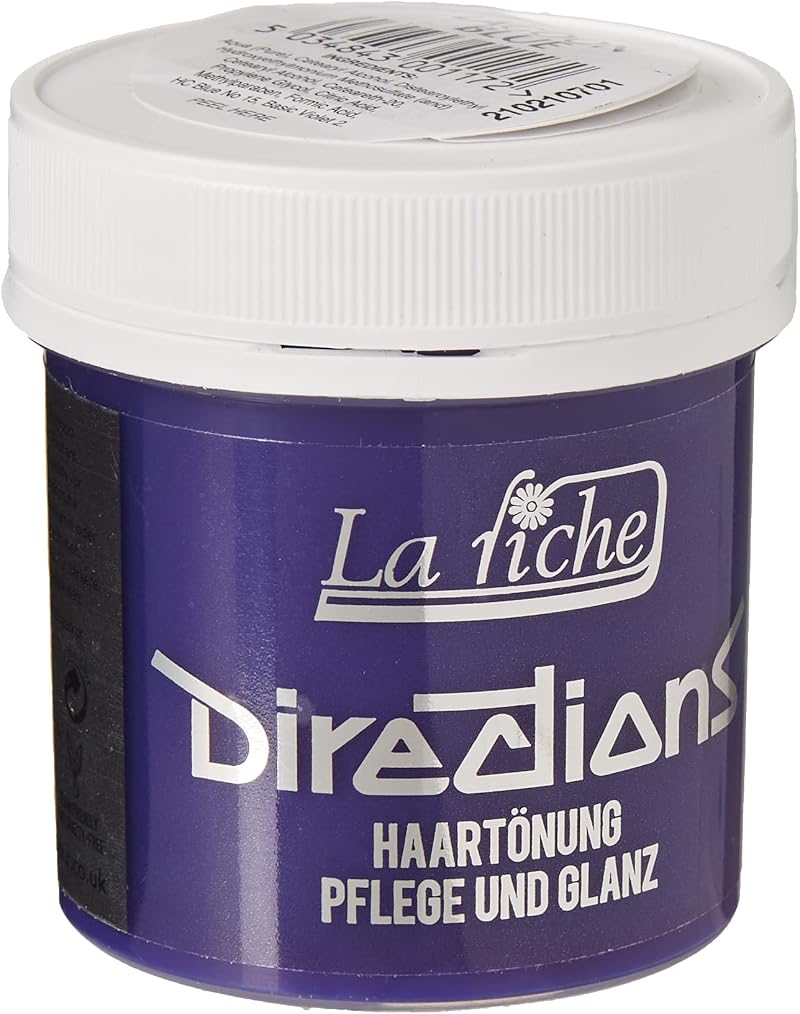 Directions Lagoon Blue Semi-Permanent Hair Colour 88ml Tub