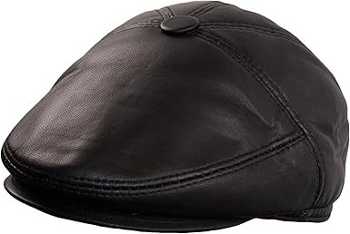 mens leather hats uk