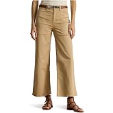 Lauren Ralph Lauren Stretch Chino Wide-Leg Cropped Pants