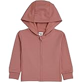 Hanes unisex-baby Pure Comfort Organic Hoodie, French Terry Full-zip Hooded Sweatshirt, Infant Boys & Girls