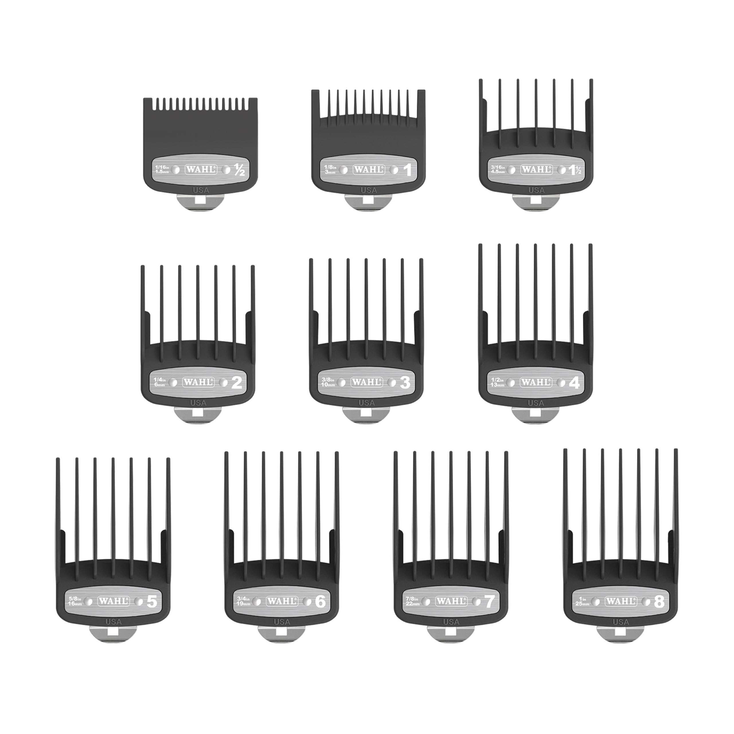 Wahl 43221 Premium Attachment Comb Set - 25 mm 10S