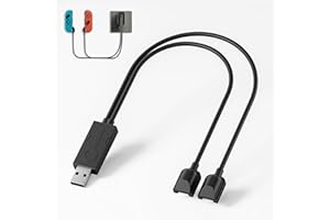 Kstkry Switch Controller Charging Dock Compatible with Nintendo Switch & OLED Model Joy Con with LED Indication，for Nintendo Switch Joy Con