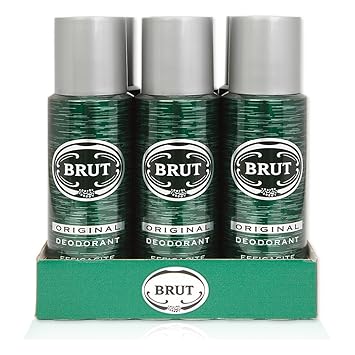 3x Brut Original Deodorant -langanhaltend - 200ml